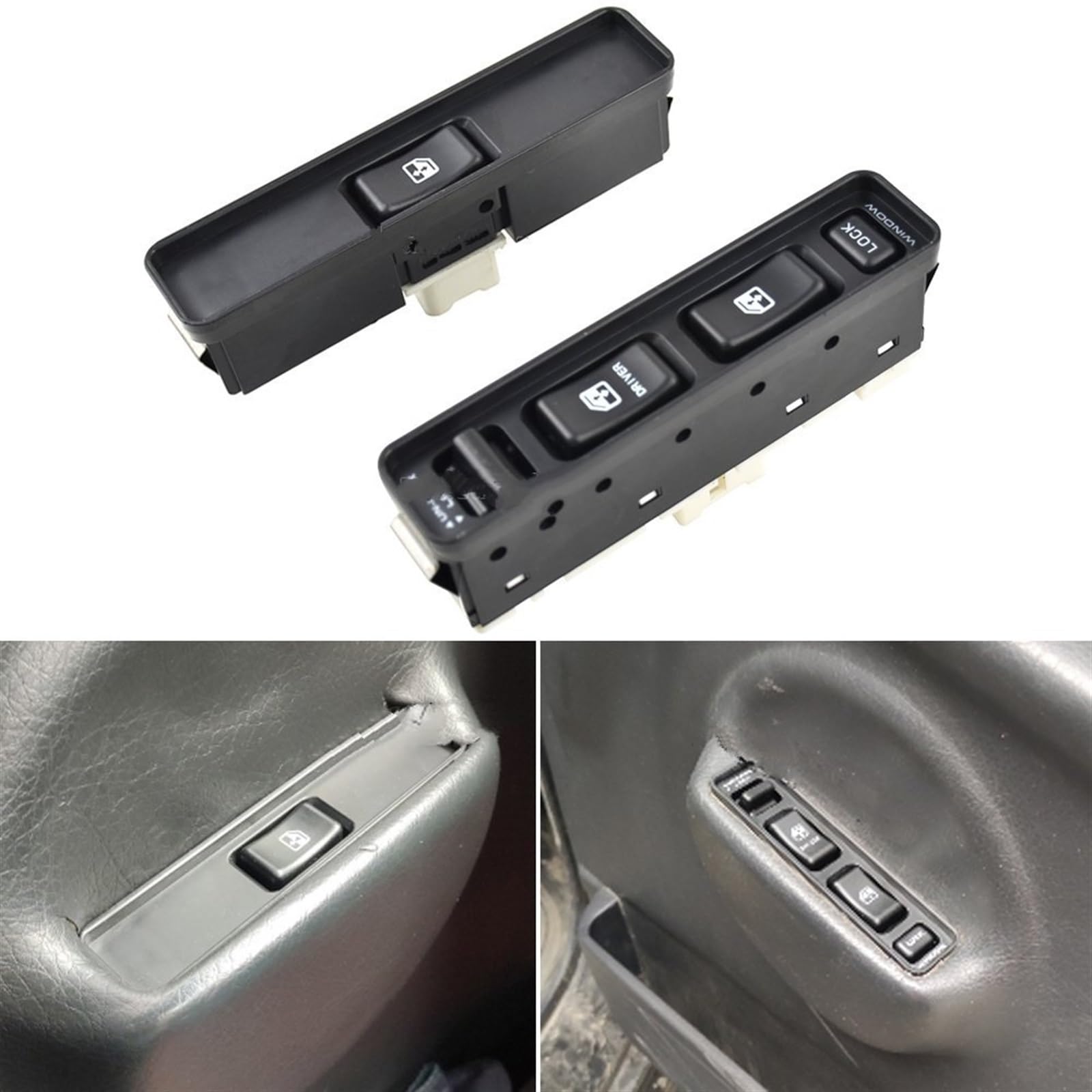 Interruttore di controllo del sollevatore elettric Interruttore alzacristalli elettrico per auto per Suzuki per Vitara 1992-1998 Pulsante interruttore sinistro destro(Set)