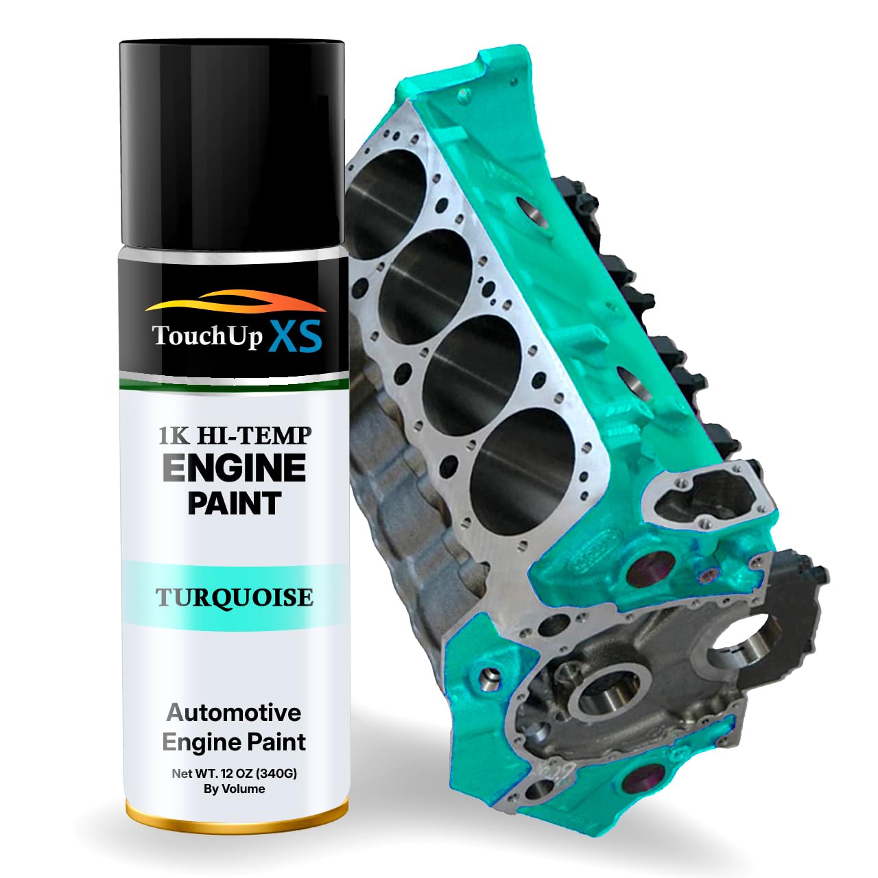Amazon.com: TouchupXS-Engine Paint 1K Turquoise/Teal -Aerosol