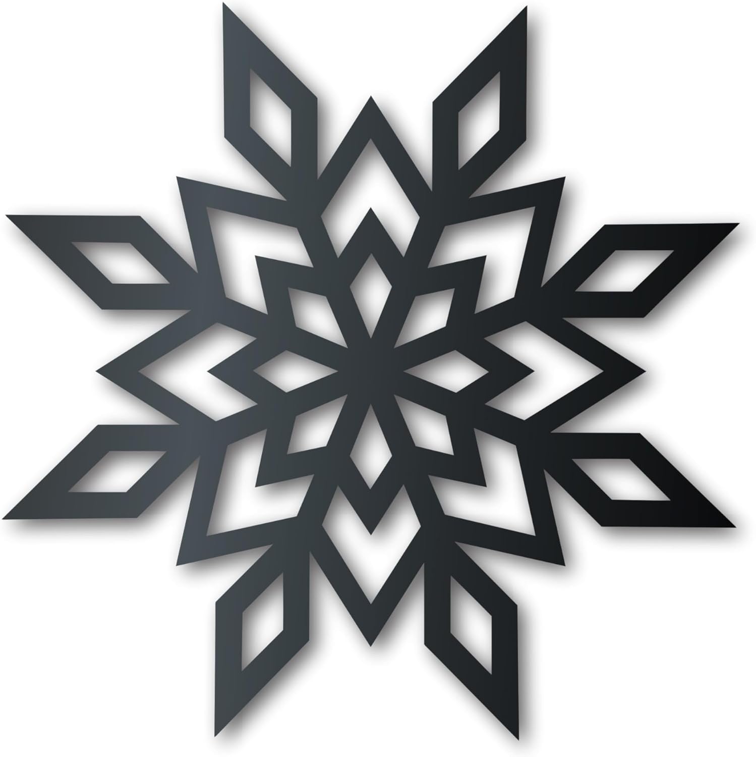 Metal Snowflake | Winter | Indoor Outdoor | Up to 36" | Over 20 Color Options 24