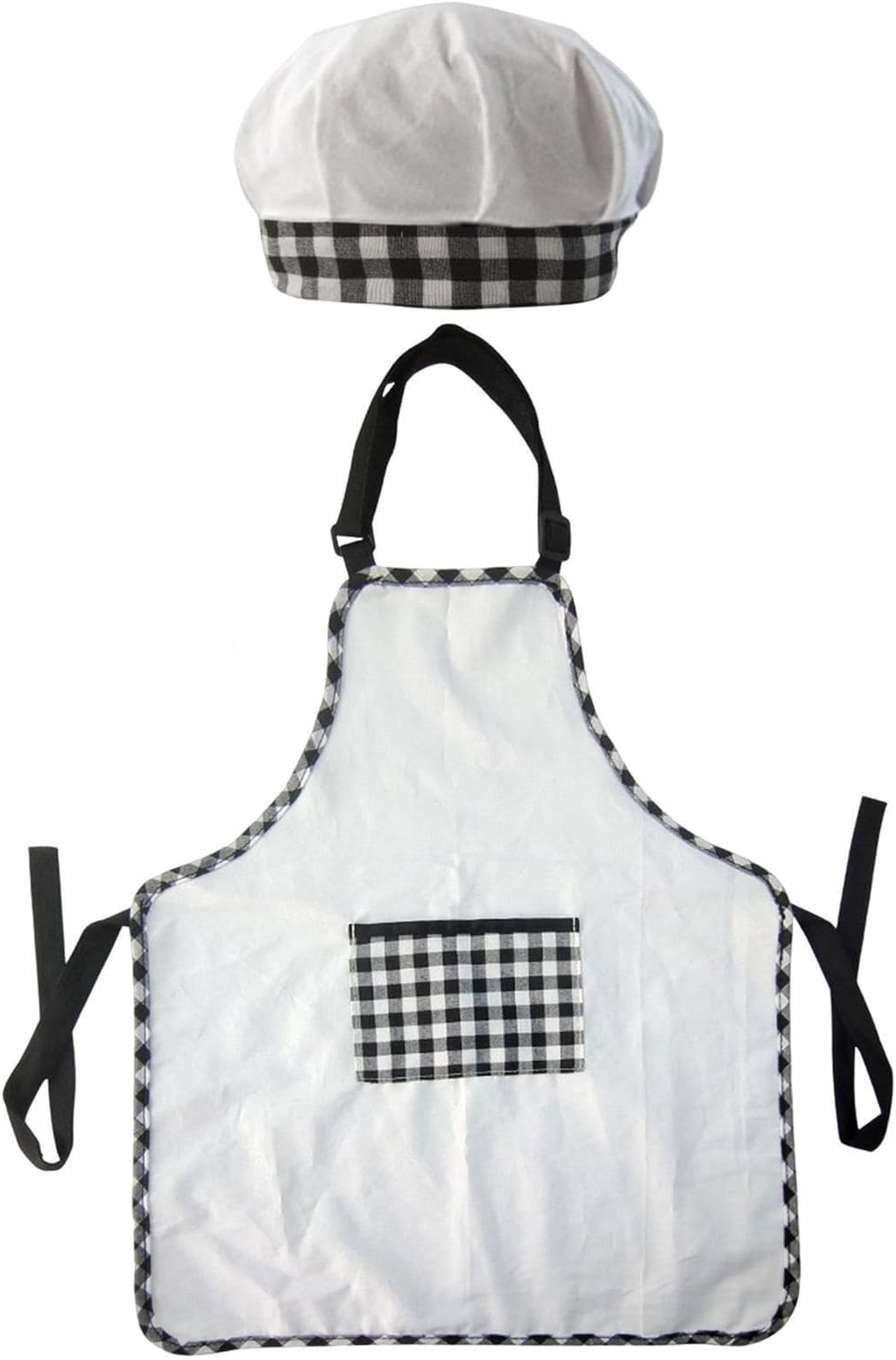 FLIPWORLD Children Chef Costume Chef Uniform Kids Boys Girls Outfit Dress +Apron+Hat Set