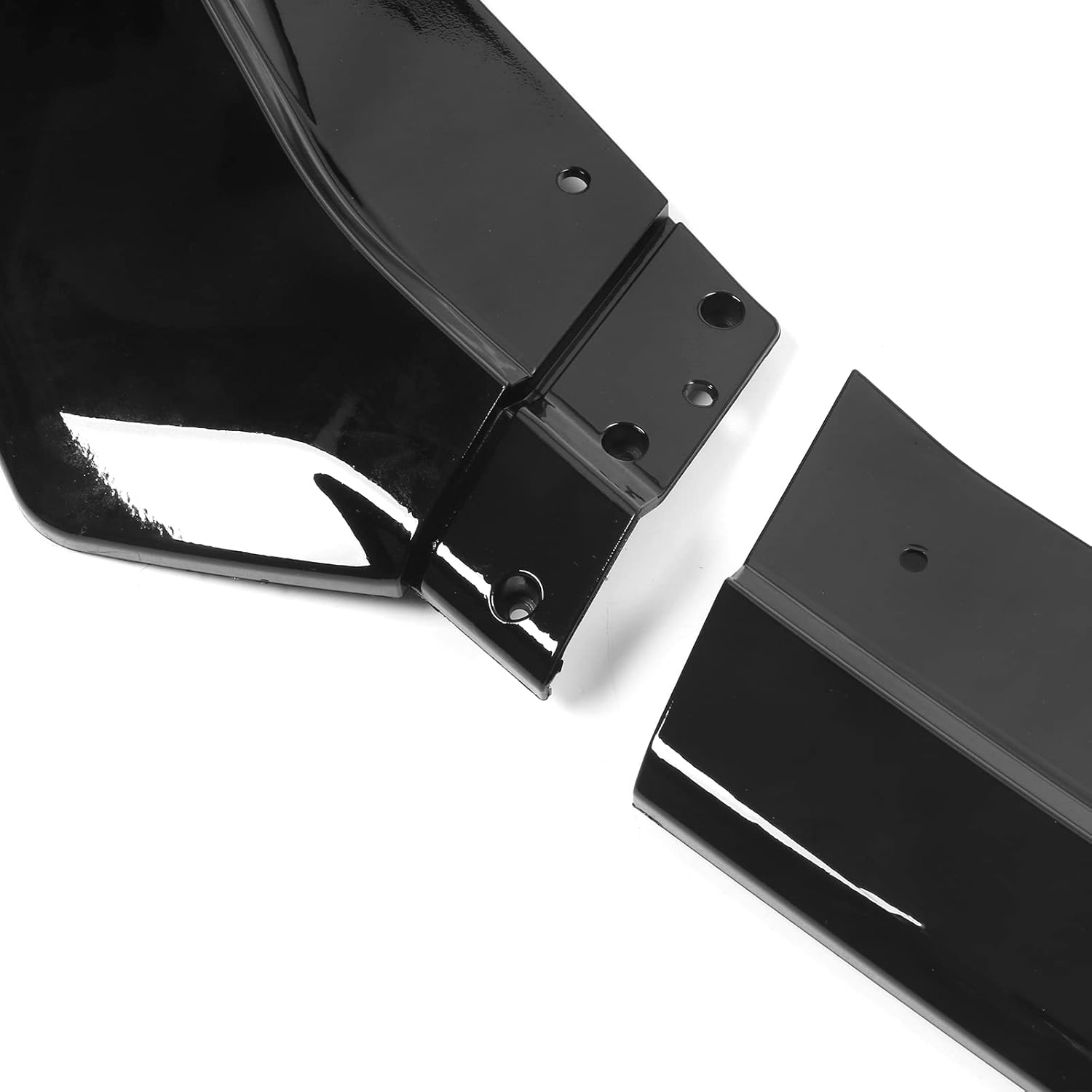 IKON MOTORSPORTS, Front Bumper Lip Compatible with 2016-2024 Chevy Camaro, 1LE Style Gloss Black Front Air Chin Dam Bodykit Underbody Lip Spoiler Splitter ABS Plastic