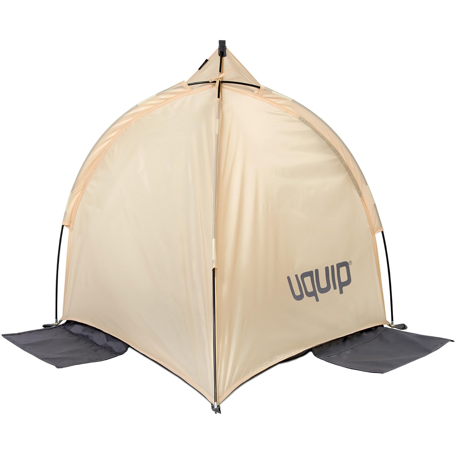 Uquip Tente de plage Shelly Mini sable, 100 x 75 x 80 cm, UPF 50+, pour protéger du soleil, du vent et de la pluie, portable, idéale pour la plage, le camping et les pique-niques