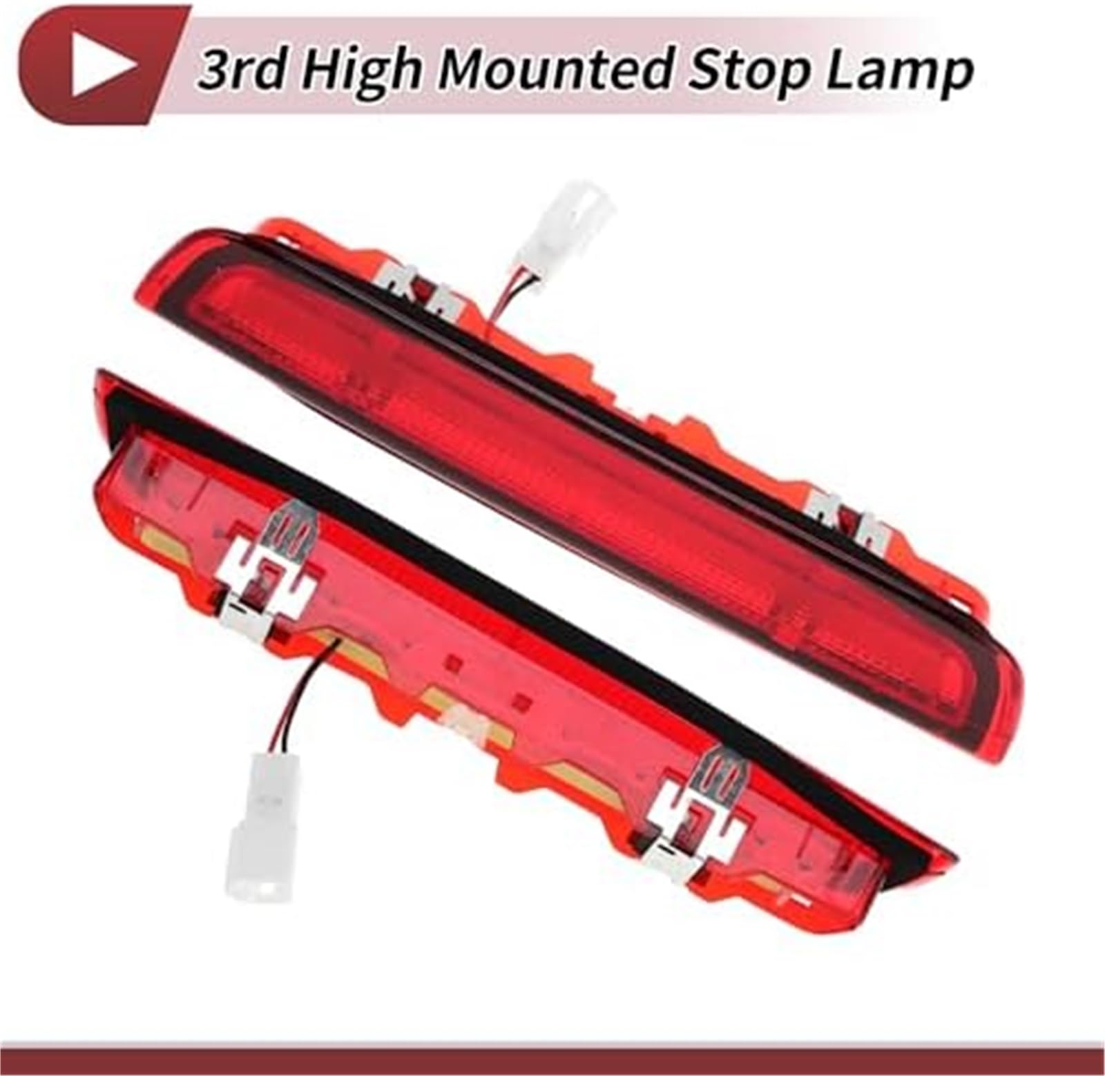 Lampada del terzo freno automatica Terza luce di stop a LED, per TOYOTA Yaris Mk3 Hatchback 2012-2020 No.815700D150 Rossa 3a luce di stop montata posteriore livello centrale