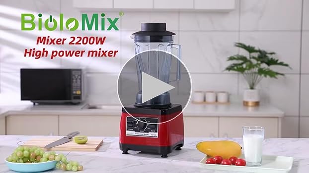 BioloMix ブレンダー 1900ml Amazon.com: Biolomix Professional Blender, 2200W 3 Automatic