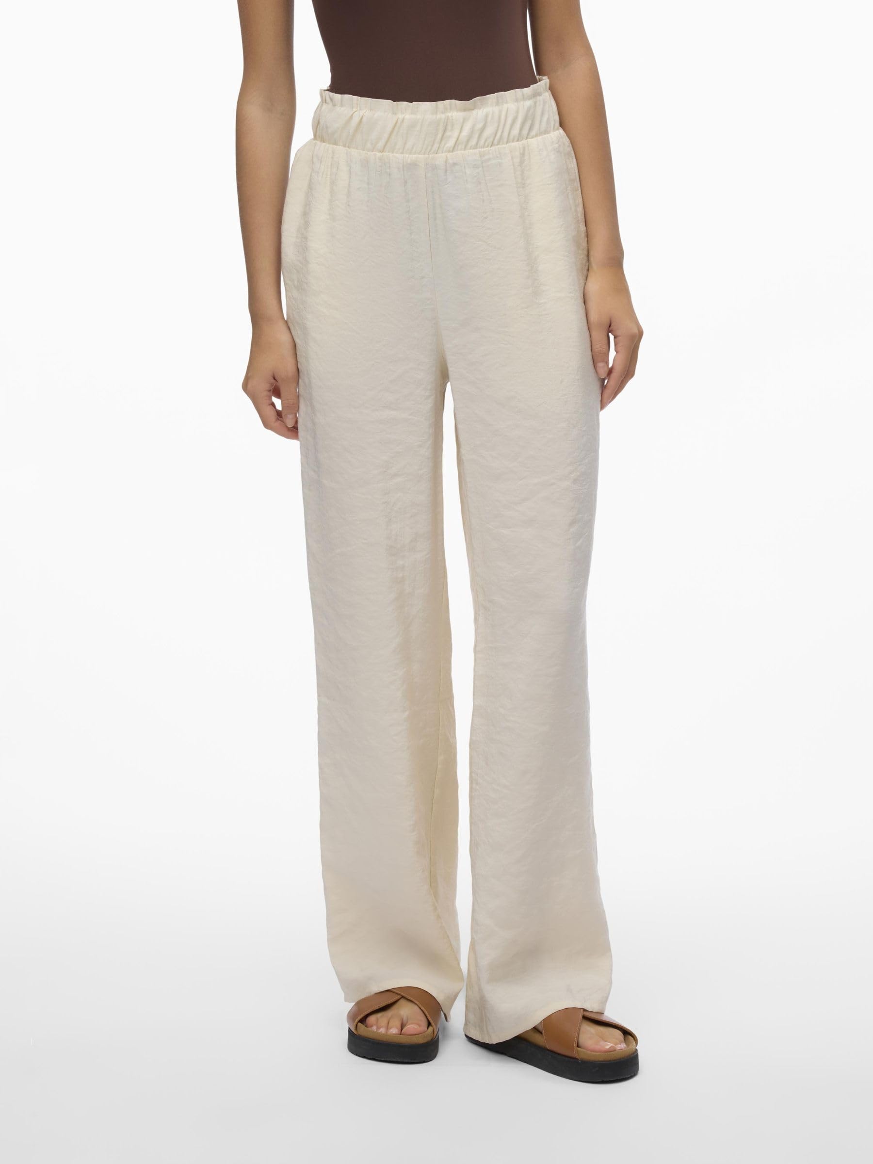 VERO MODA Vmqueeny Long Pants Wvn Ga - Spodnie Kobiety