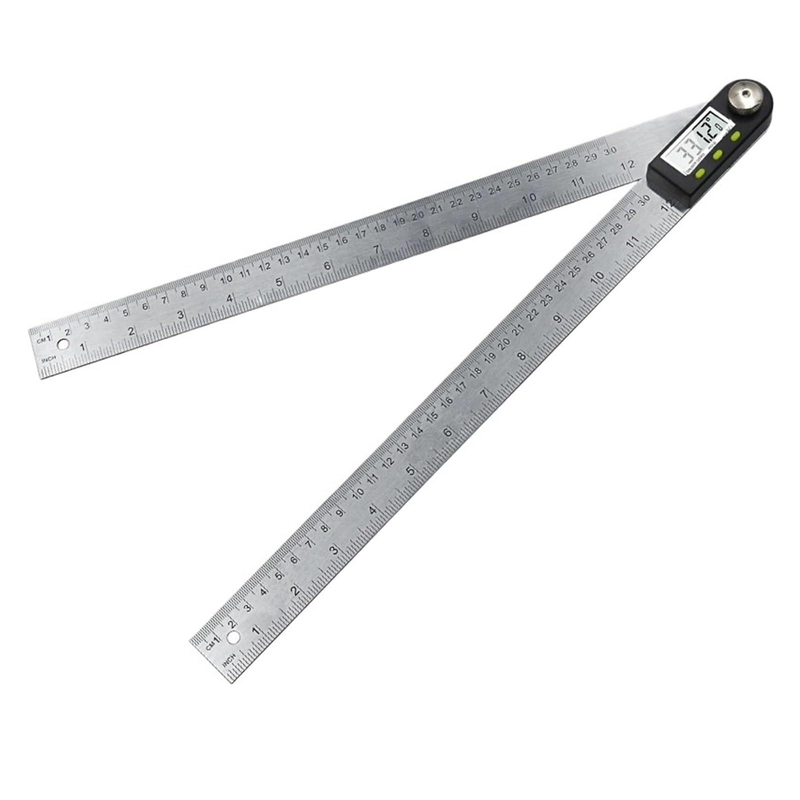 Bnvewr 1 Digital Angle Finder, 200Mm 300Mm Stainless Steel Digital Protractor Angle Ruler Electron Goniometer Finder Meter Gauge Measuring Tools,Inclinometer(300Mm)