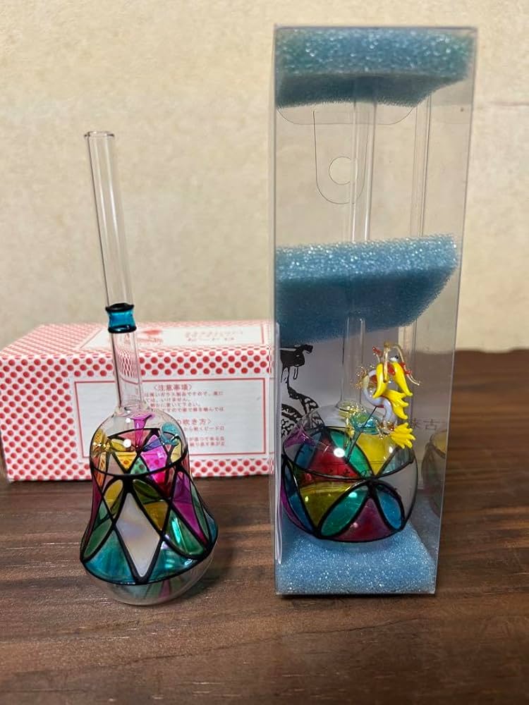 Amazon.co.jp: ビードロ ガラス工芸 工芸品 2個セット : おもちゃ