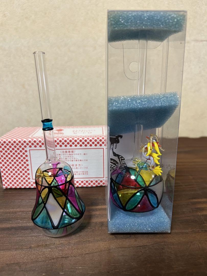 ガラス製工芸品 Amazon.co.jp: ビードロ ガラス工芸 工芸品 2個セット : おもちゃ