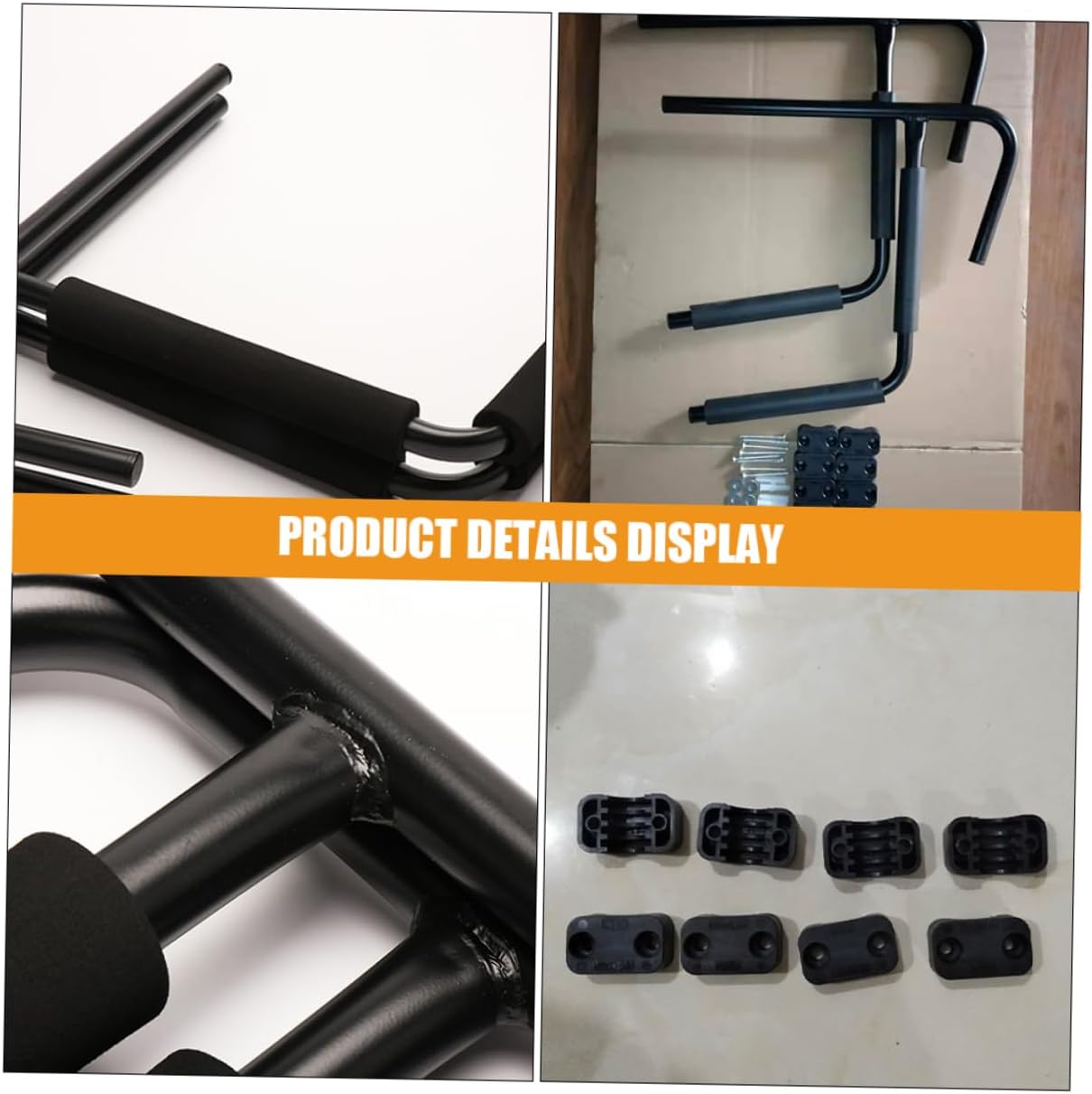 BESPORTBLE 2Pcs Heavy Duty Wall Mount Kayak Storage Racks for Indoor Outdoor Use Multifunctional Garage Hooks with Surface Protection for Kayak Canoe Surfboard Tool Organization