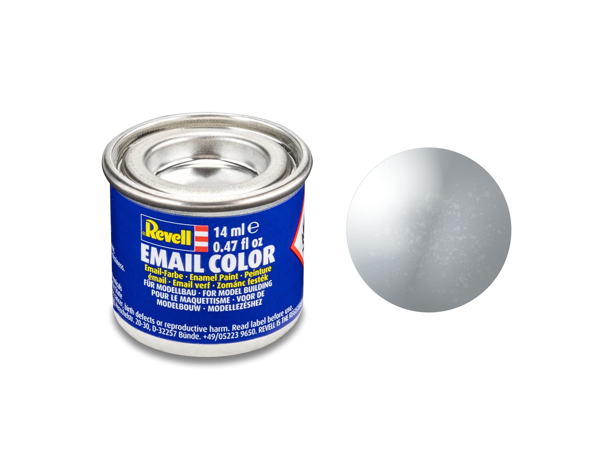 Revell 14ml Email Color Enamel Paint (Silver Metallic Finish)