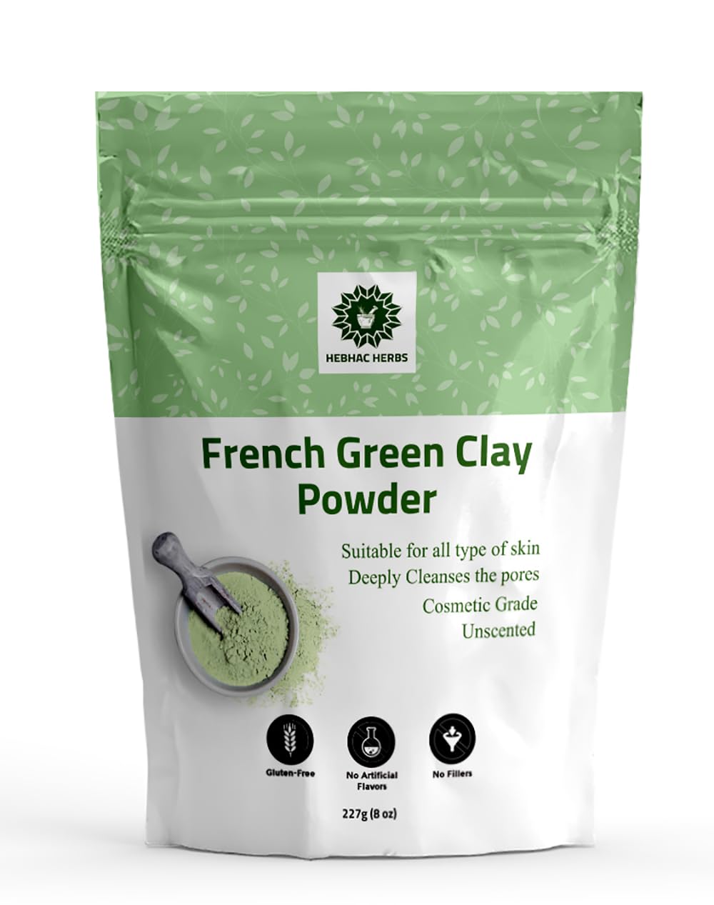 French Green Clay Powder 227 g, 227 g (Pack of 1)