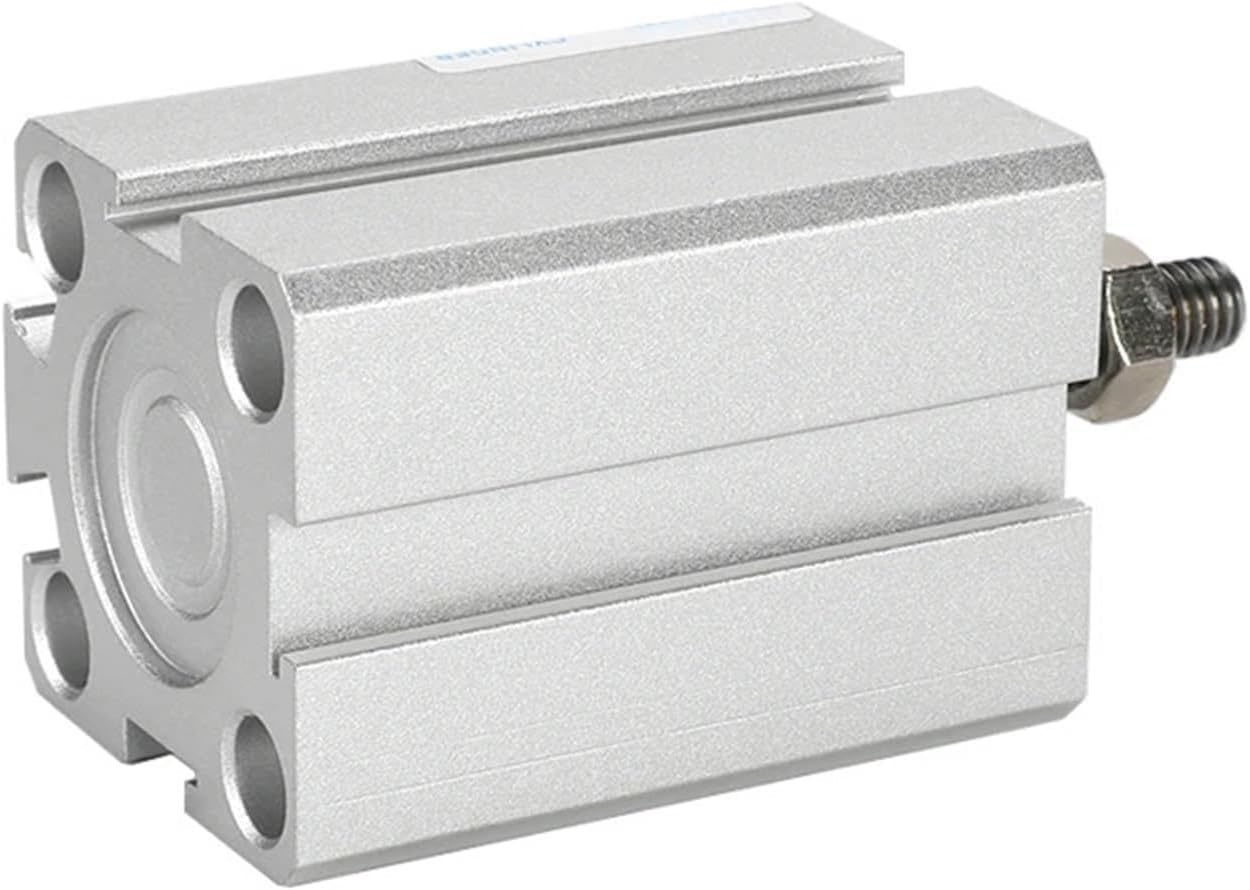 1pcs SDA B Series Male Thread Bore 12 16 20 25 32 40 50 63 80mm Stroke 5 10 20 25 30 40 45 50mm Air Pneumatic Compact Thin Cylinder(Stroke 20mm,Bore 16mm)