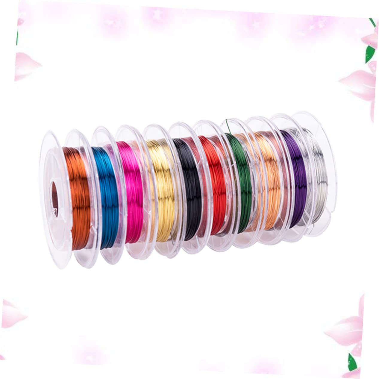 TEHAUX 30rotoli Filo Di Rame Per Creazione Gioielli Di Filo Artistico Flessibile Per Perline e Decorazioni Strumenti Per Fai Da Te e Artigianato Con Alta Duttibilità e Facilità Uso