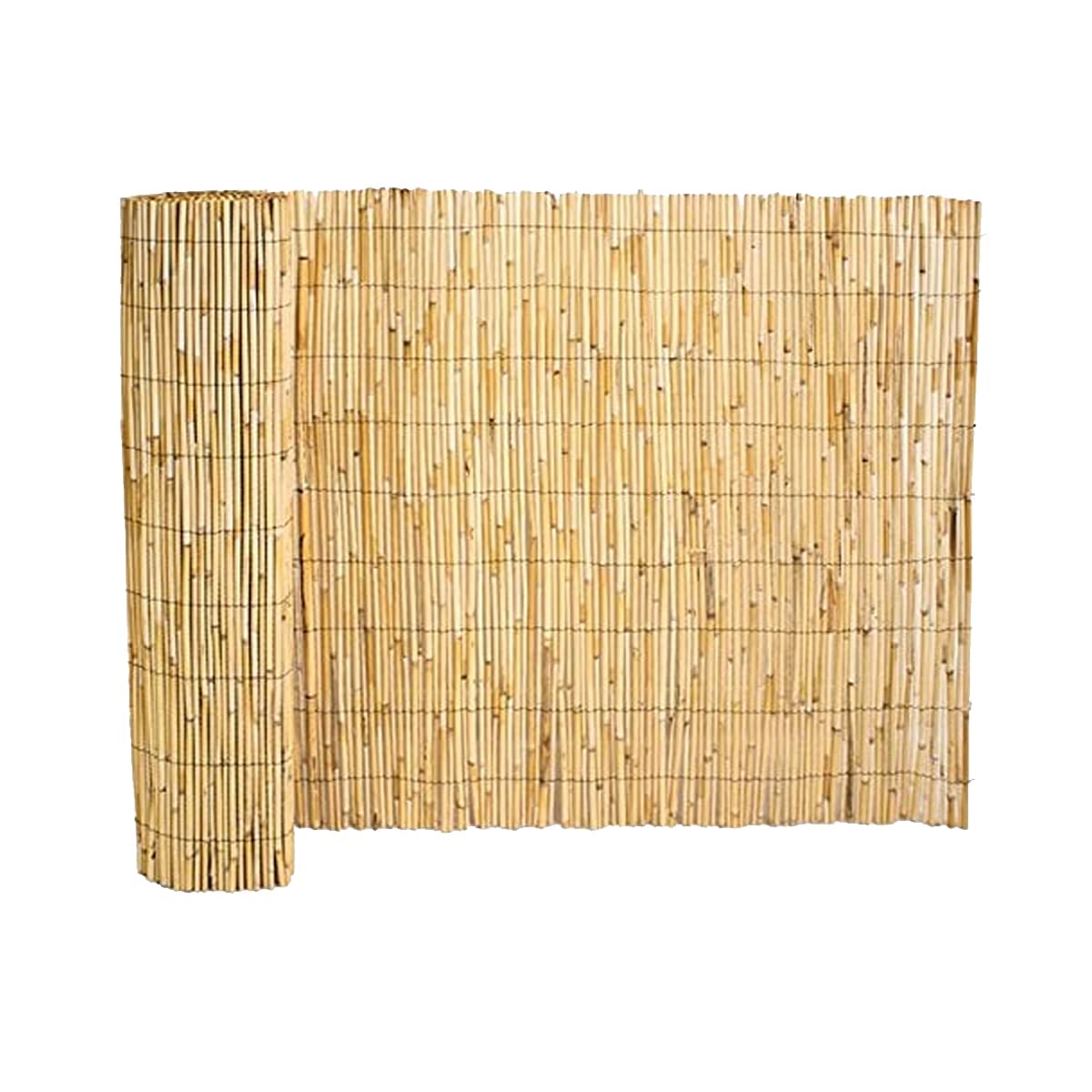 Lot de 2 canisse en bambou, clôture de jardin, couverture de protection contre le vent et le soleil - Longueur 500 x Profondeur 100 cm -JUANIO-