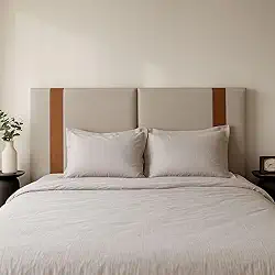 Cabeceira Dobrável ARTE Casal Cama Box Linho 1,38 Casal