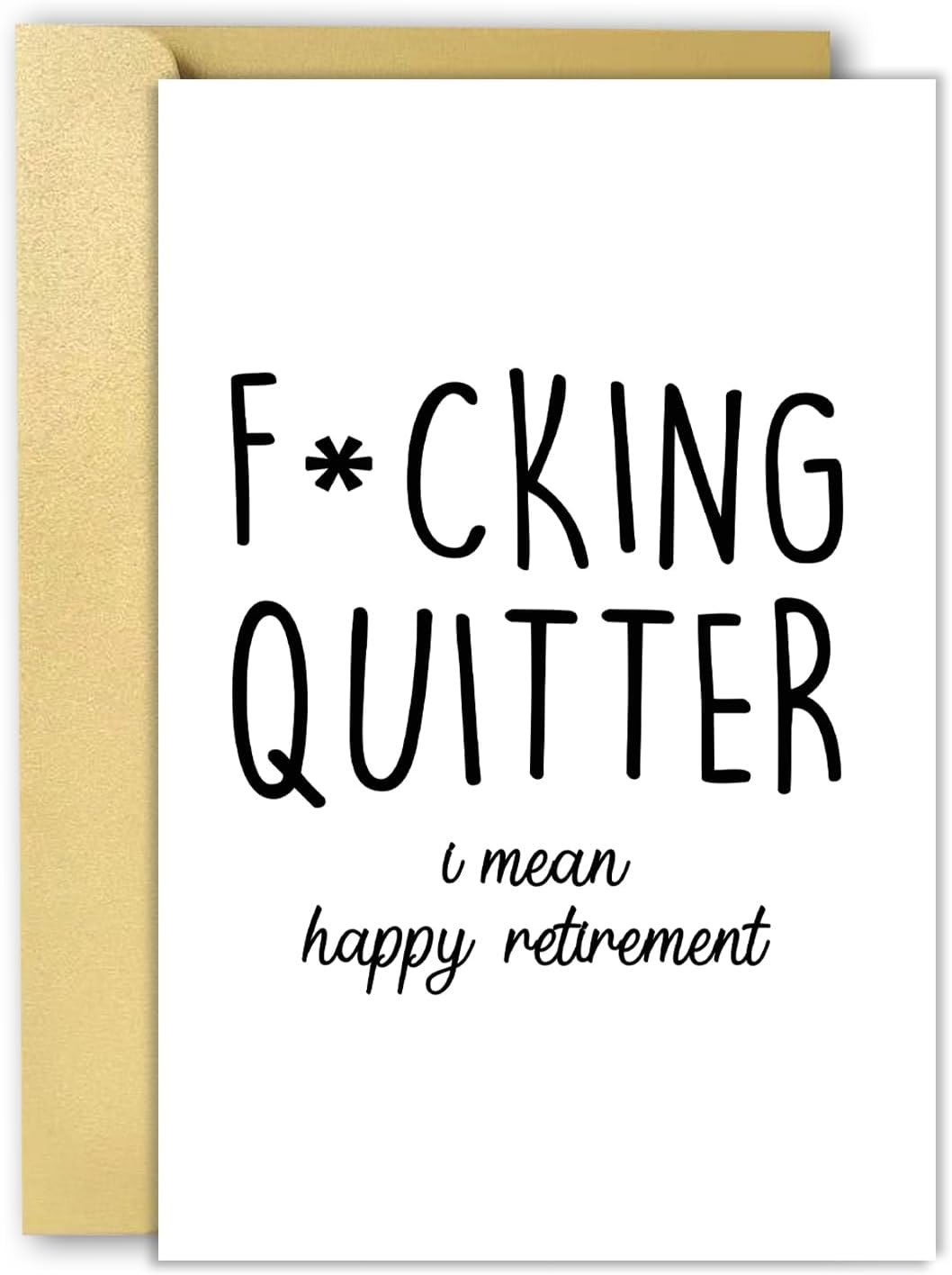 OJsensai Happy Retirement Card for Boss Leader, Naughty