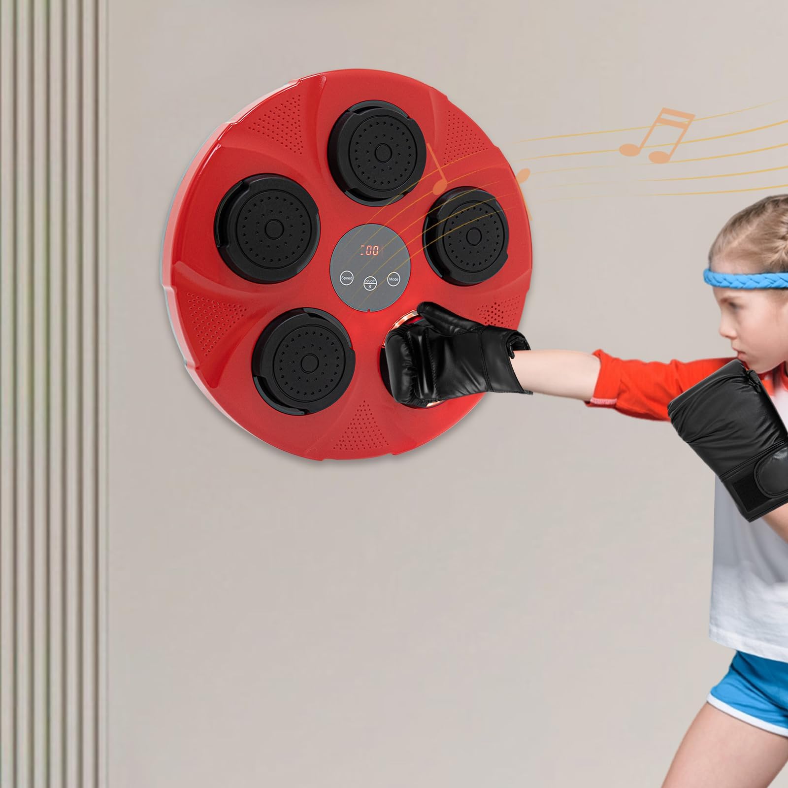 Music Boxing Machine, Musica elettronica Boxing Machine, Musica elettronica da parete Attrezzatura per l'allenamento, Divertimento elettronico intelligente Bluetooth montato a parete Boxing Tr