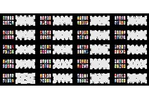 240 DESIGNS Nail Stencil and Reusable Airbrush Stencil Kit