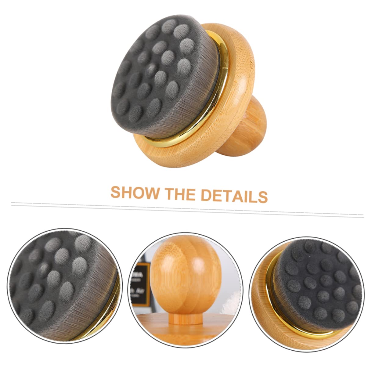 Healvian 2piezas Cepillo De Baño De Madera Cerdas Suaves Para Exfoliación y Masaje Corporal Para Ducha y Limpieza De Espalda Diseño Ergonómico y Duradero