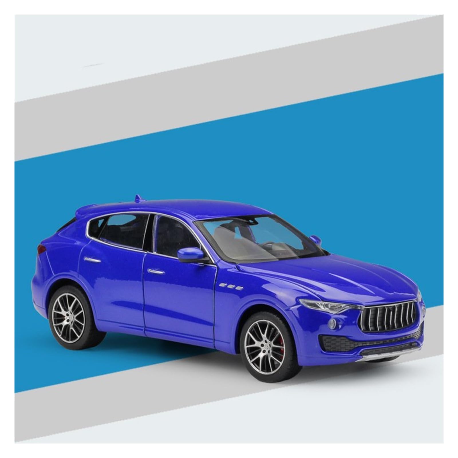 BANKOTO Diecast Car 1:24 For Maserati For Levante SUV Alloy Metal Diecast Model Car Collectibles Collectible(Blue)