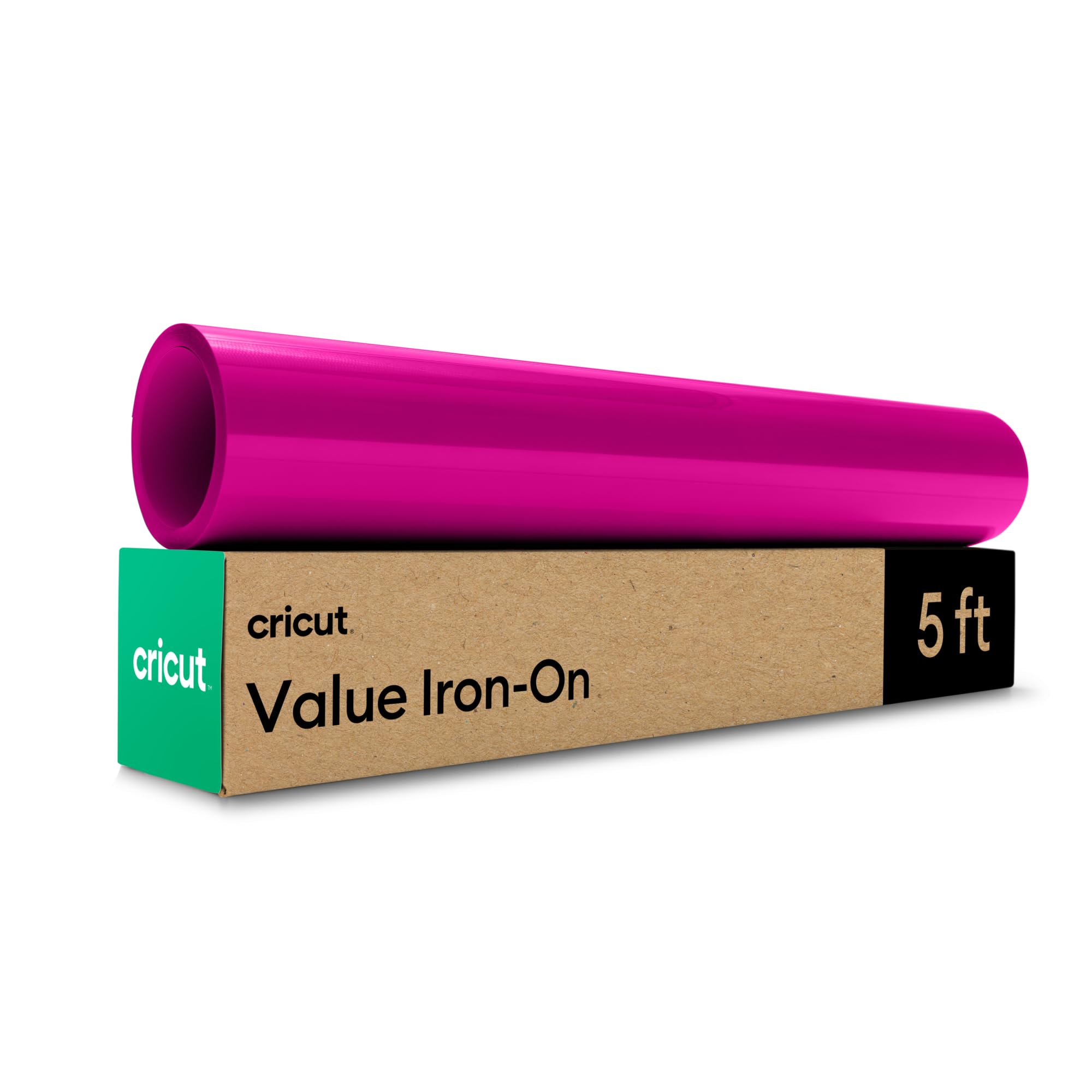 Cricut HTV Heat Transfer Vinyl | 1.5 m | Magenta | Iron-On HTV Vinyl for Fabric, Perfect for Custom T-Shirts & DIY Clothing