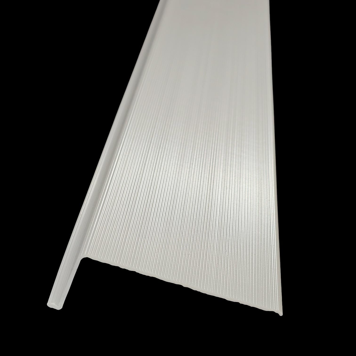 Fluorolite Under Cabinet Light Diffuser Replacement Lens Cover | White Ribbed Acrylic | Fits Fluorescent or LED Fixtures |Choose Style and Lenght |