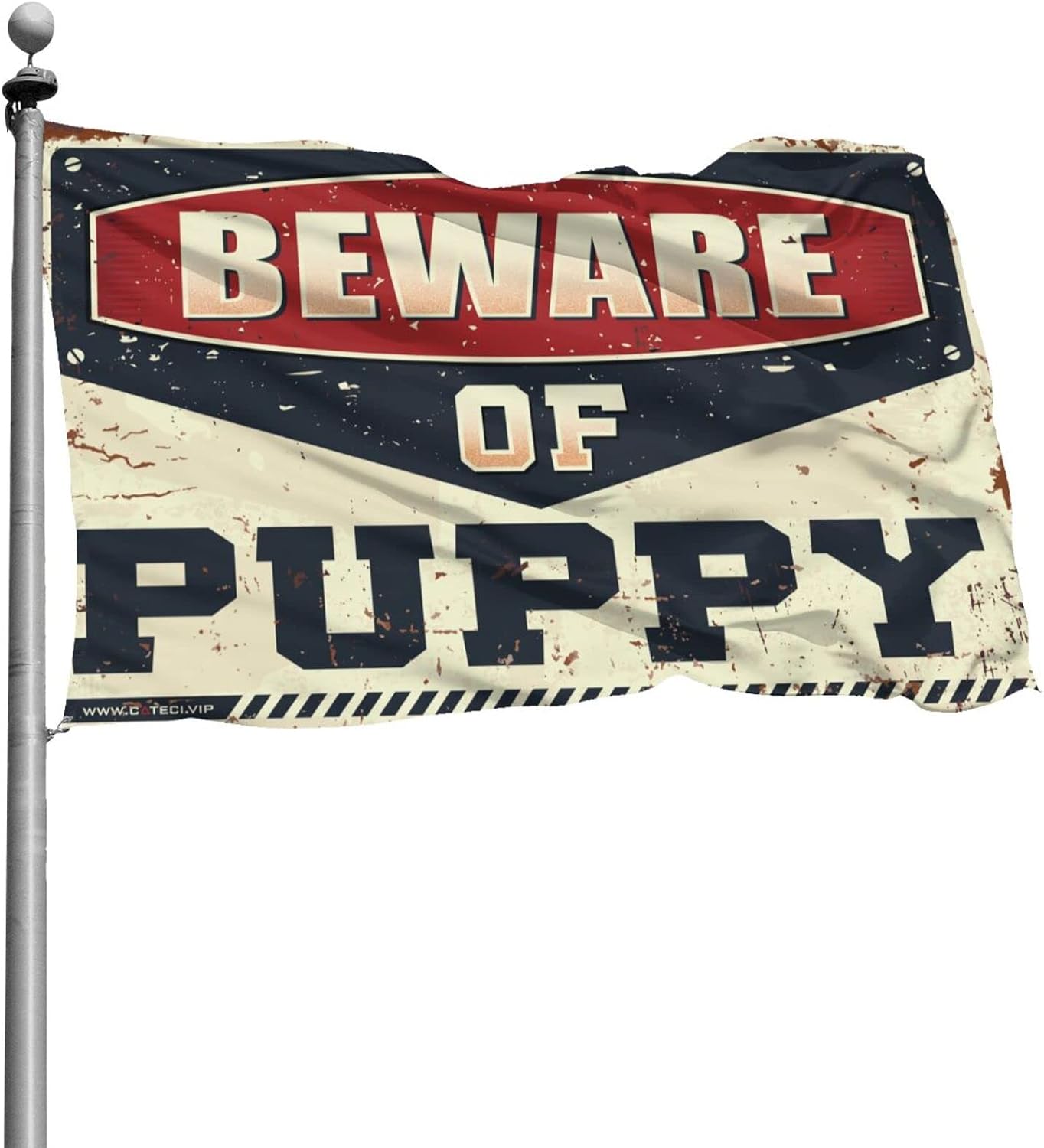 Flag for Room Girls Beware of Puppy Flag Funny Room Flags Room Flags for Teens ( Size : 152X244CM )