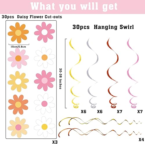 Miniatura 23 de Paquete de 60 decoraciones de fiesta temática de casino en Las Vegas, remolinos colgantes, rojo y negro, recortes de papel de póquer para fiesta