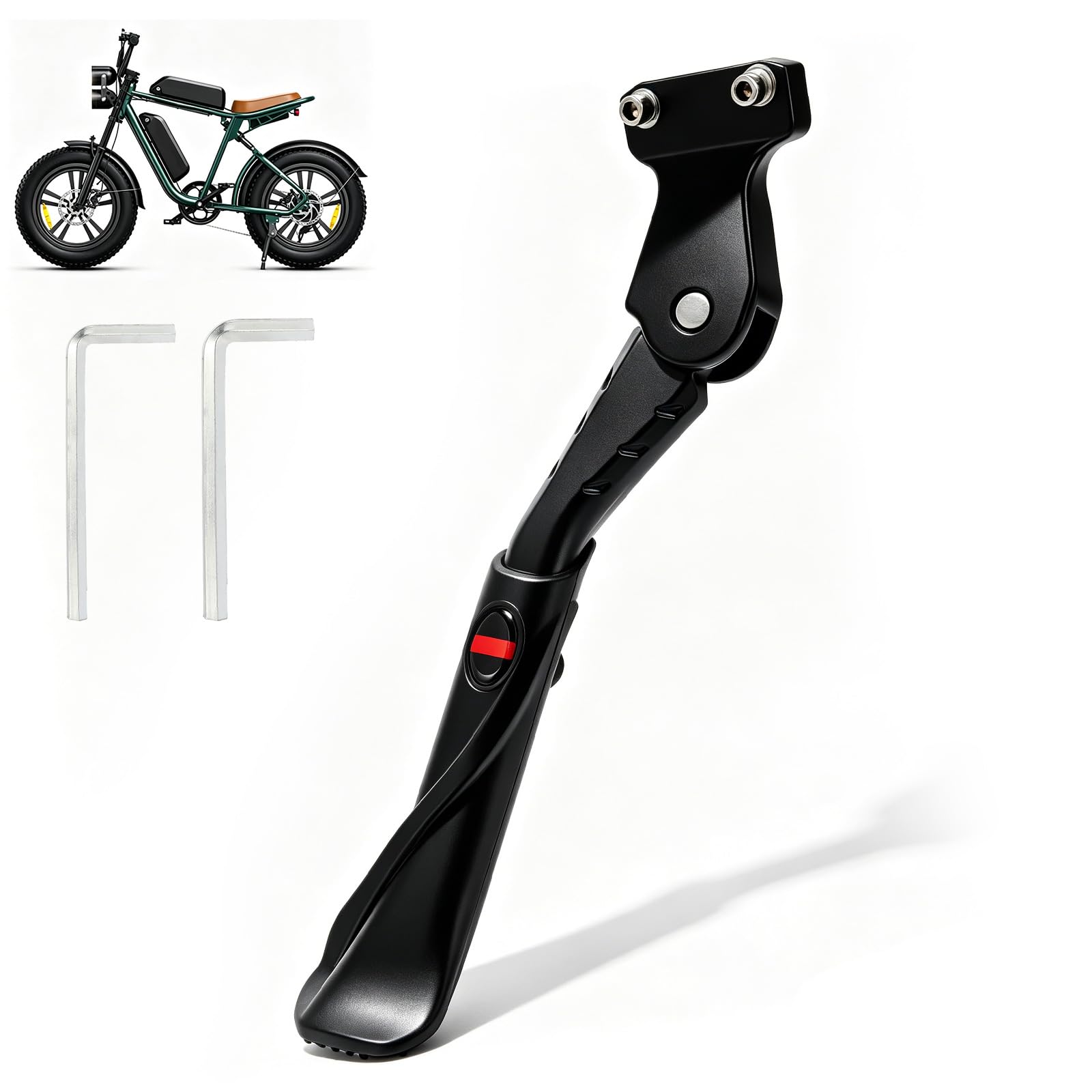 Béquille Latérale de Moto pour Vélo Électrique Engwe M20 E-Bike | Compatible avec Engwe M20