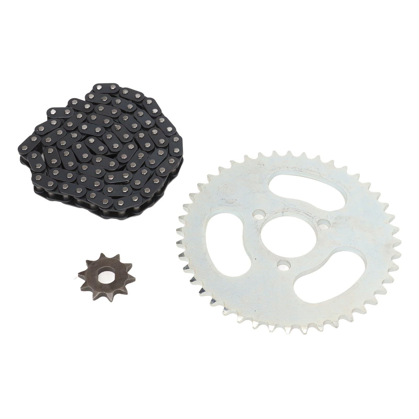 chaîne à maillons T8F88 plus plateau à trois trous t8f 44 dents + pignon avant à dents T8F10, trou 10H
