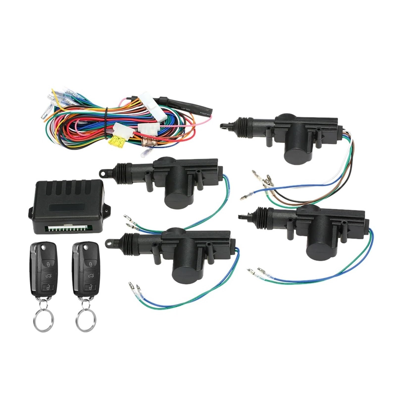 Attuatore Per Serratura Portiera Kit Di Chiusura Centralizzata Con Telecomando E Pulsante Di Apertura Del Bagagliaio Di Apertura Senza Chiave Universale Per Auto