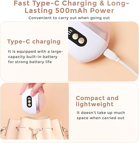 Miniatura 7 de Cortaúñas eléctrico 3 en 1 2025, recortador de uñas automático recargable con luz LED, pulido, almacenamiento de polvo, lima de uñas, recortador de