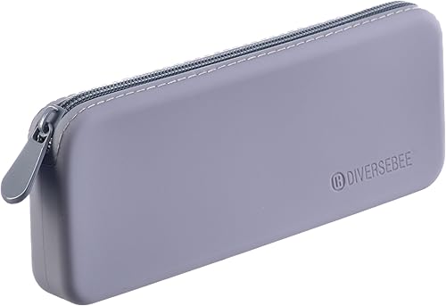 Miniatura 10 de DIVERSEBEE Estuche de Lápices de Silicona Suave, Estuche Estético para Lápices con Cremallera, Bonita Bolsa para Bolígrafos para la Escuela,