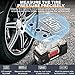 GSPSCN 6X Faster Inflation Portable Digital Car Tire Inflator with Gauge 150Psi Auto Shut-Off, Heavy Duty Double Cylinders 12V Air Compressor Pump with LED Light for Auto,Truck,Car,Bicycles,RV,SUV