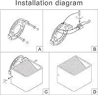Vista 7 de Ralbay Black Modern LED Wall Sconce Lighting Fixtures Aluminum 10W Natural Light 4000k Up and Down Indoor Lighting for Living Room Bedroom Hallway