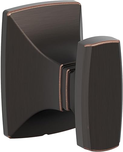 Vista 186 de Amerock BH36012BBZ - Toallero dorado champán Accesorio de baño Highland Ridge 7-7/16 pulgadas (7.441 in) de longitud Toallero de mano