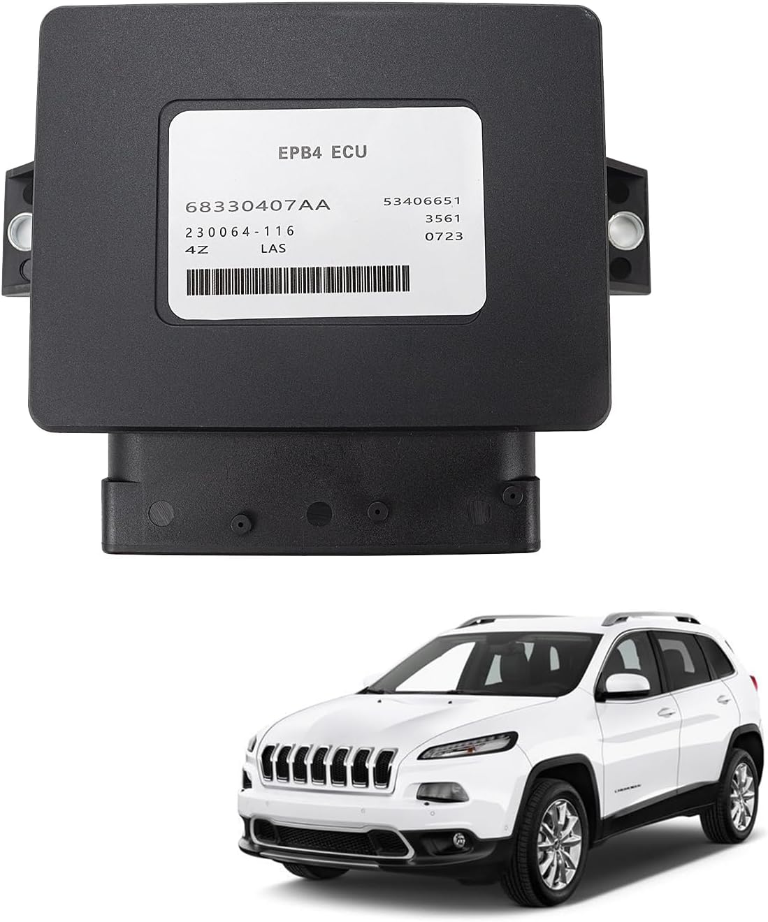 68330407AA Parking Brake Control Module Compatible with Jeep Cherokee 2014-2018, Chrysler 200 2015-2017 Replaces 68438392AA 68148902AD 68148902AE 68148902AF