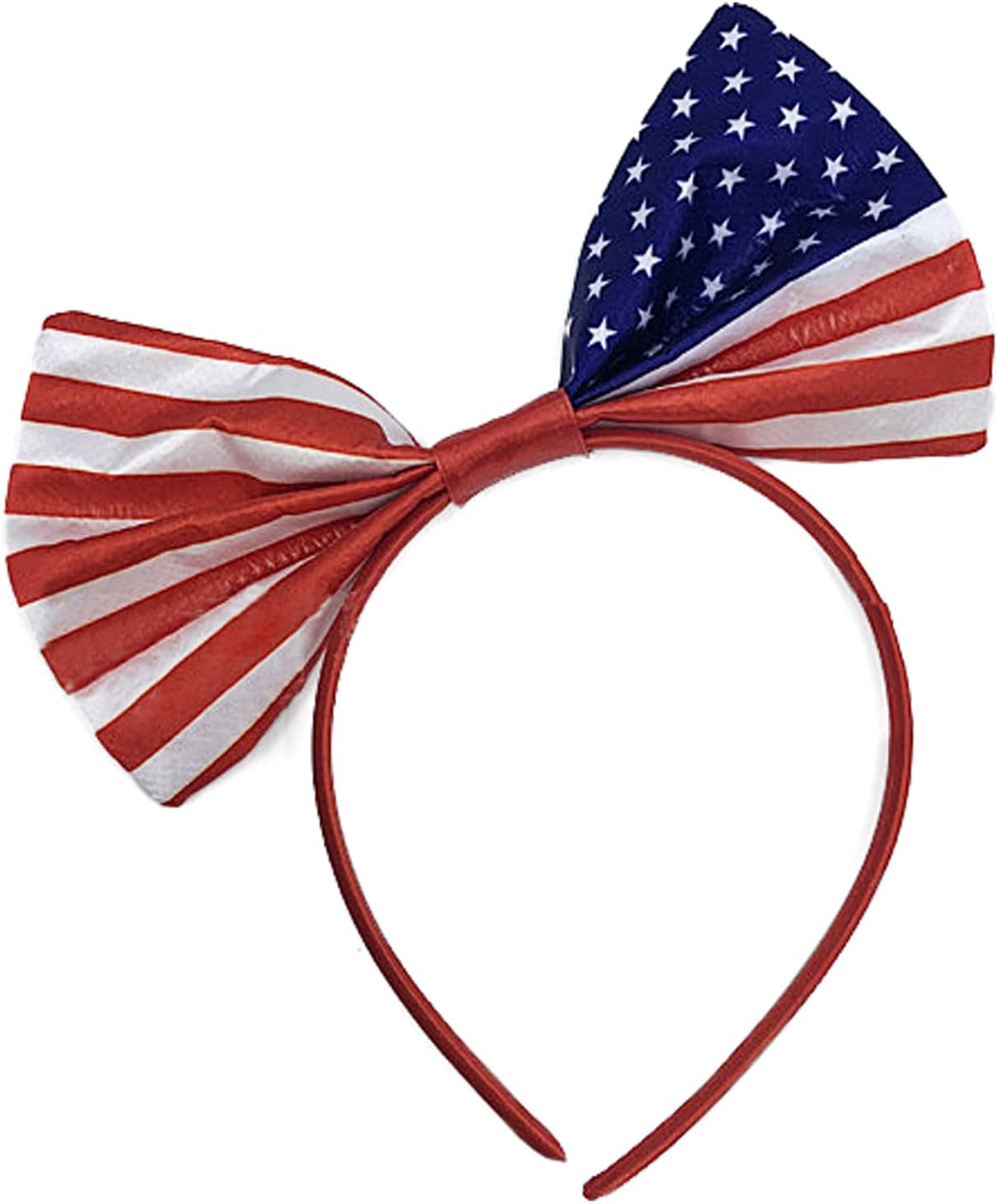 DegpumUSA Flag Bow Headband, American Flag Headband, 4th of July Headband