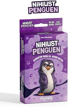 Nihilist Penguen, Eğlenceli Parti Kart Oyunu, 3-8 Oyuncu, 15-20 Dakika