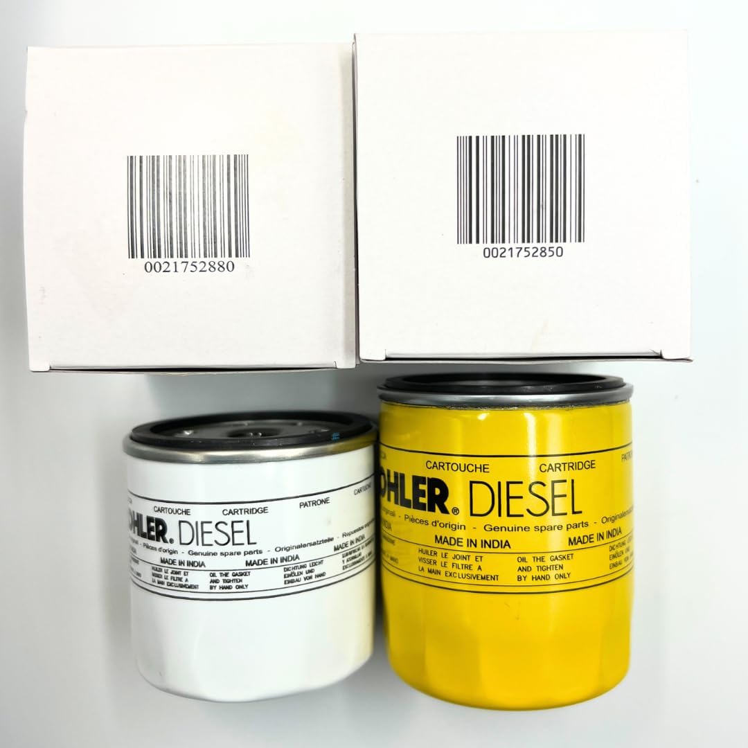 Genuine Fuel Filter ED0021752880-S and Oil Filter ED0021752850-S with boxes