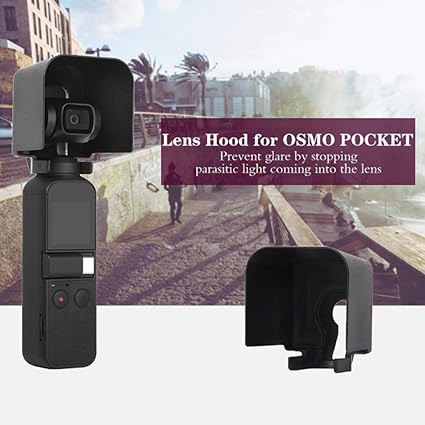 Honelife DX5 Sunnylife Camera Lock Lens Cover Sunshade Hood Caps Guard Gimbal Protector Compatible with DJI OSMO Pocket Accessories