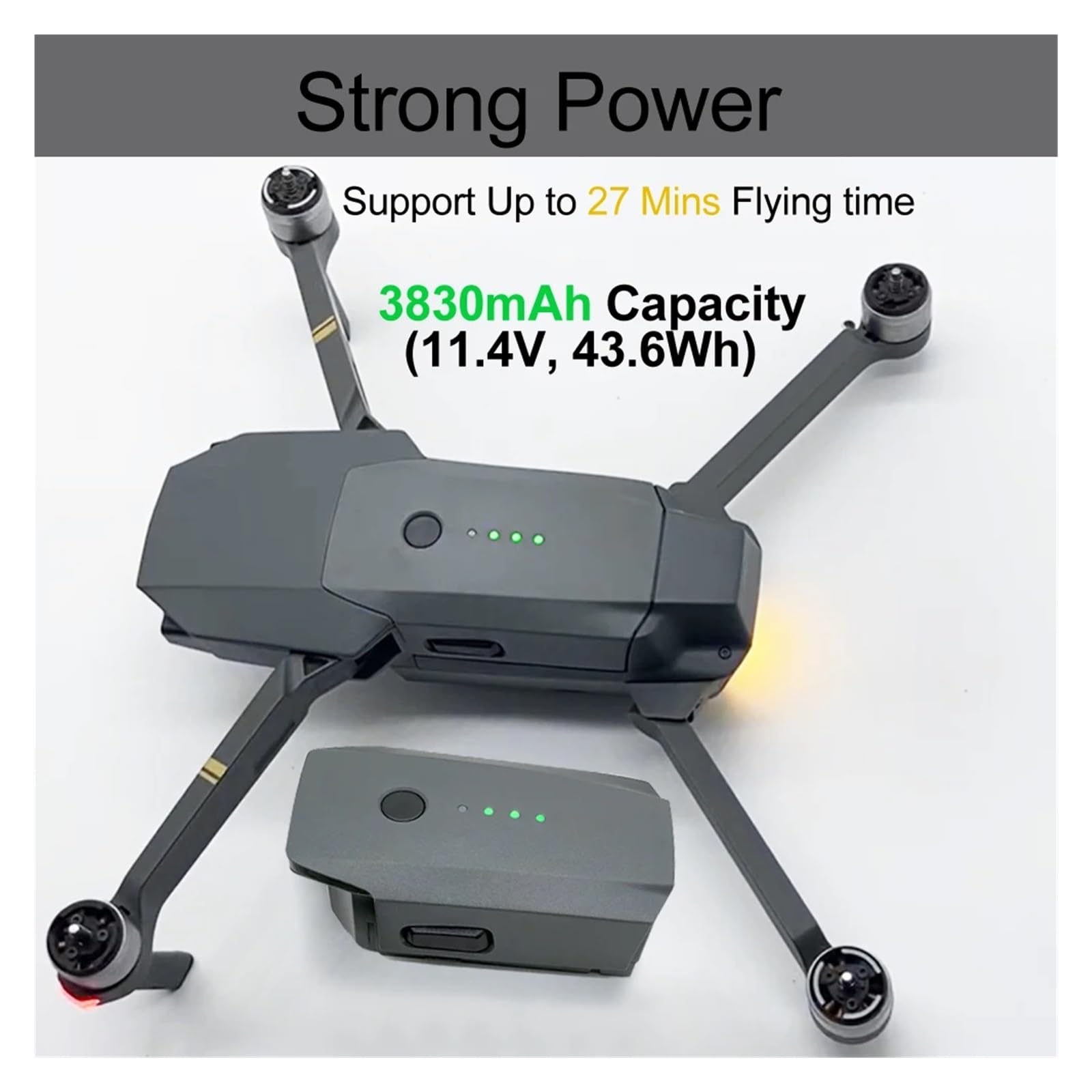 Amazon.co.jp: オリジナルUAVフライトバッテリー、FB1-3830mAh-11.4V