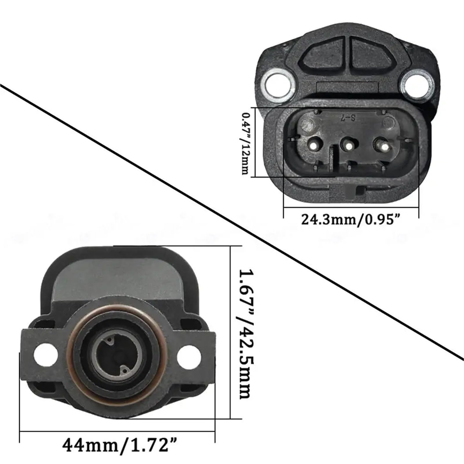 Posición Del Acelerador Compatible Con Dodge Para Ramcharger 5.2L 1992-1993 Sensor De Control De Posición Del Acelerador OEM 4626051 5234903