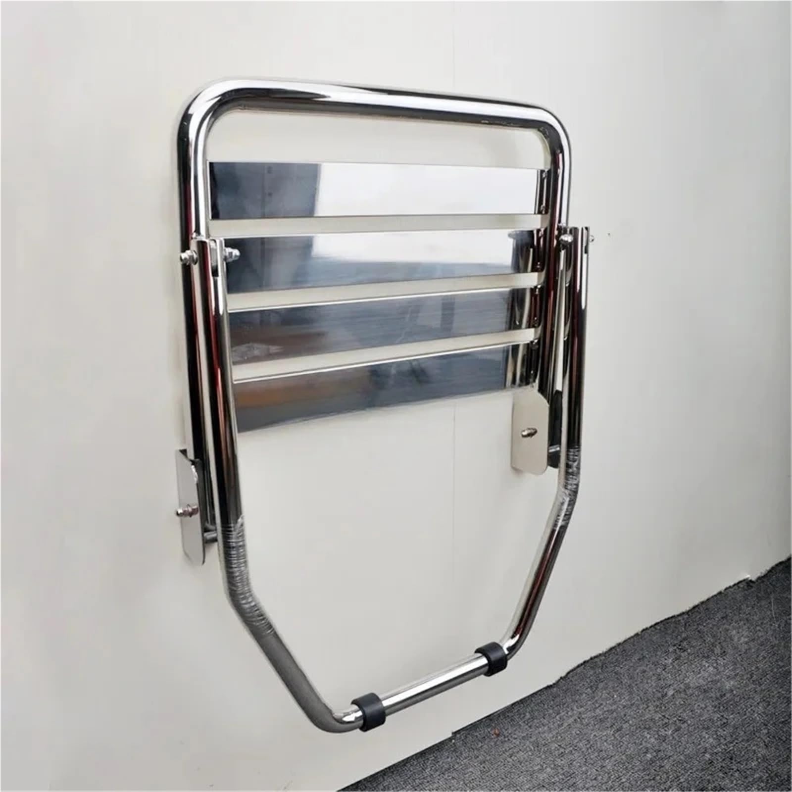Asiento de Ducha Plegable Acero Inoxidable 304, Asiento montado en la Pared, Silla for Colgar, Taburete for Cambiar Zapatos, for Porche para Personas Mayores