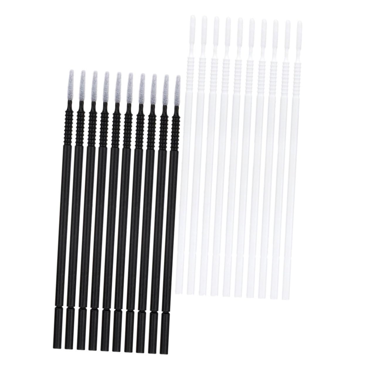 SOESFOUFU False Eyelash Cleaning Swabs 400pcs Lash Brush Cleaner Eyelash Makeup Brush Tool