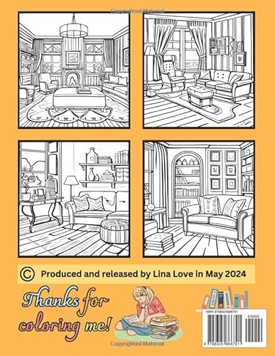 HOME DECOR Coloring Book Volume 9: Color Your Dream Home And Feel Like A Decorator: Escape Into The
