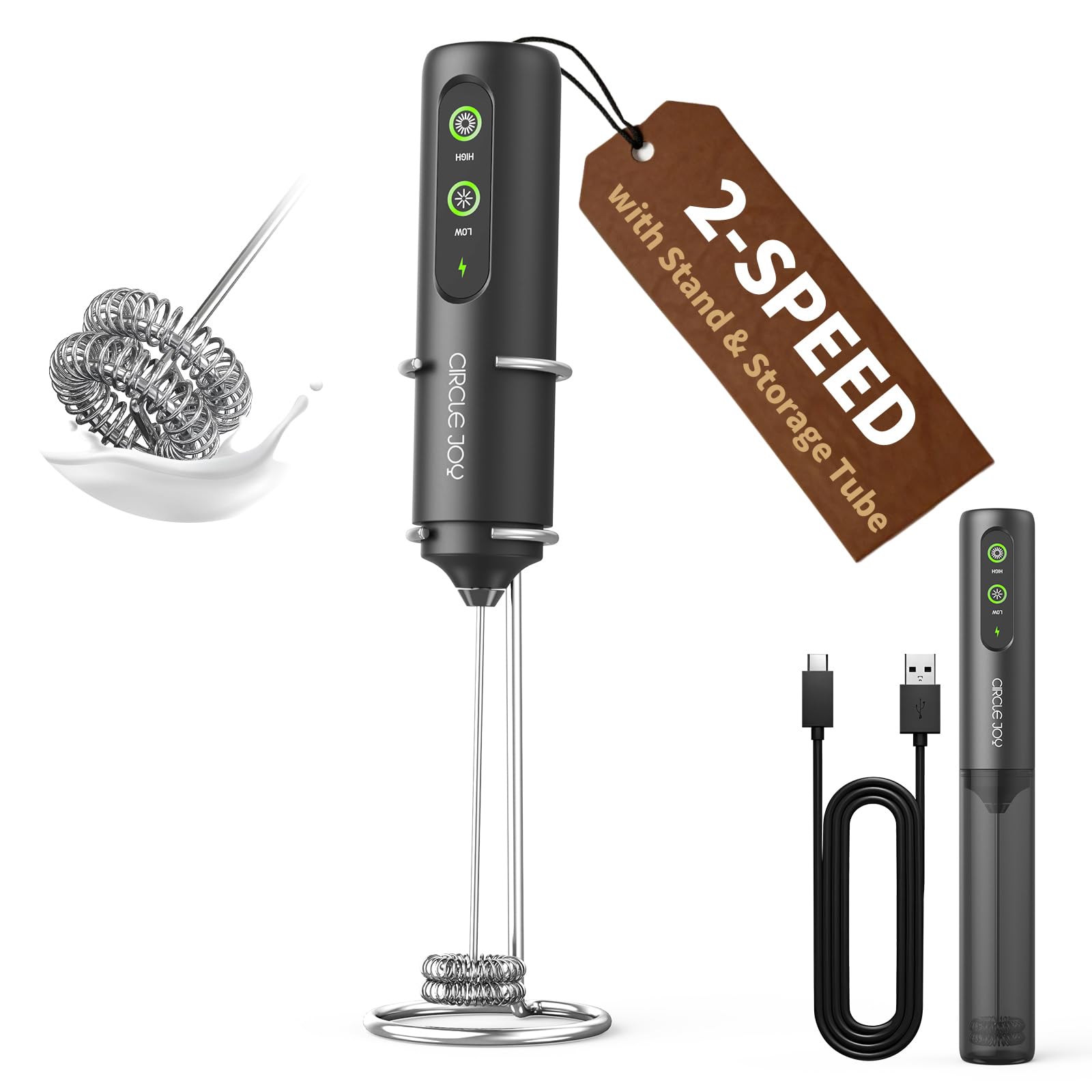 CIRCLE JOY 2-Speed Milk Frother