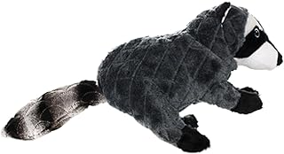 MIGHTY-Nature Raccoon-Squeaker-Multiple Layers. Made Durable, Strong & Tough. Interactive Play Dog Toy (Tug, Toss & Fetch). Machine Washable & Floats