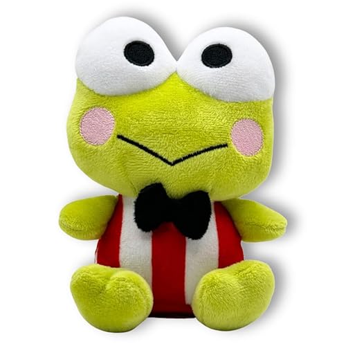 Official Keroppi Plush - 15CM Sitting Keroppi, Perfect for Collectors and Hello Kitty Fans, Hello Kitty Gifts, Hello Kitty Plushie, Keroppi