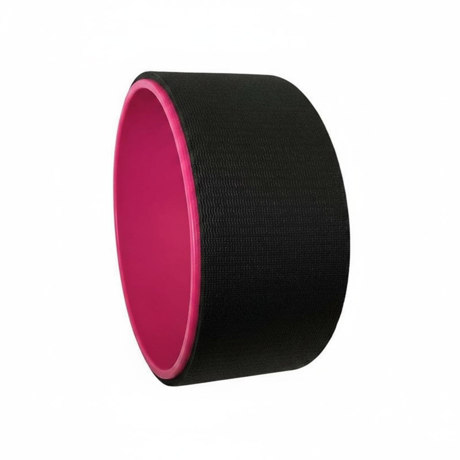 High-Density Mind-Body Practice Wheel Iyengar Method Cork Mind-Body Practice Wheel Improves Flexibility Stretching Aid Eco-Friendly for Home Workout, Rose Red - Black-image-40